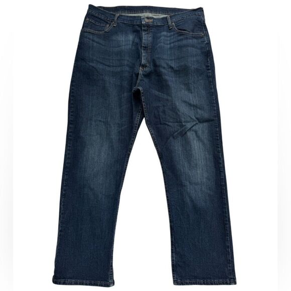 Wrangler Men's and Big Relaxed Fit Jeans - Dark Wash Indigo Size 40 x 30 - Picture 2 of 6